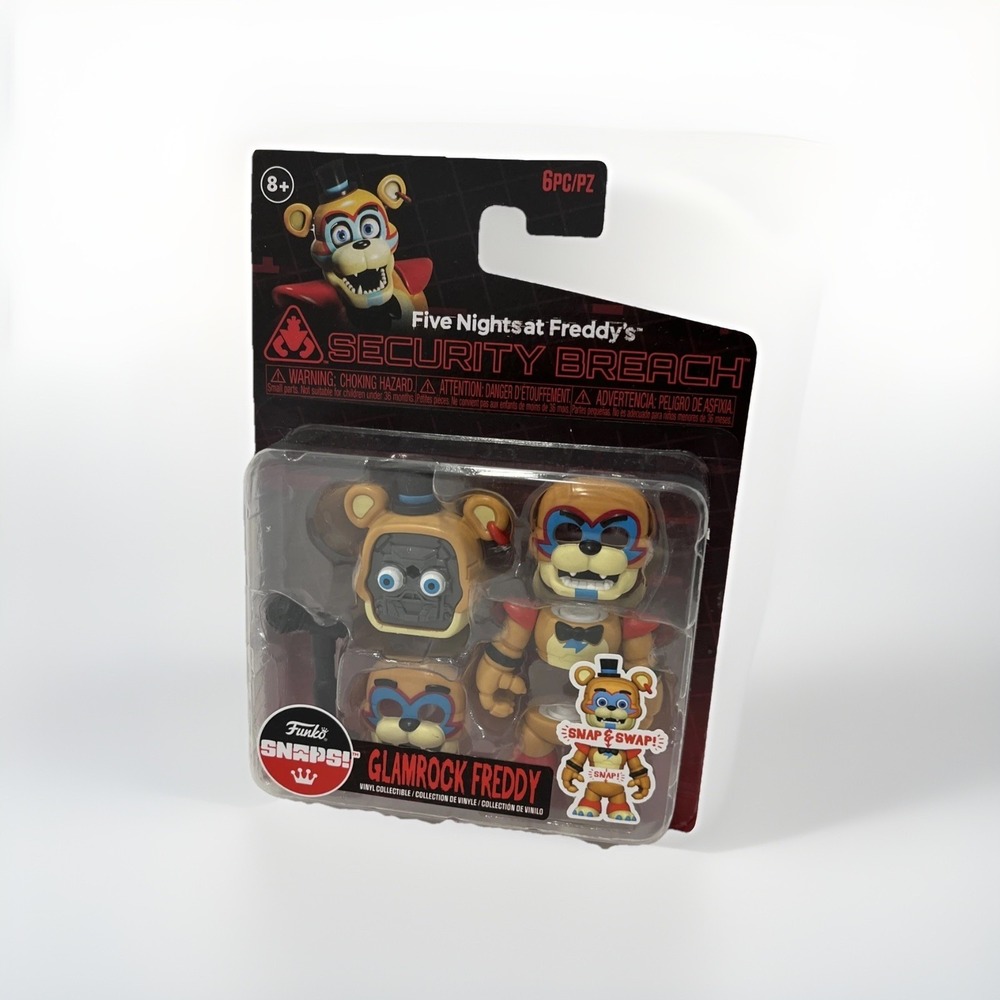 FUNKO SNAPS - FIVE NIGHTS AT FREDDY'S ACTION FIGURE NEW NIB GLAMROCK FREDDY